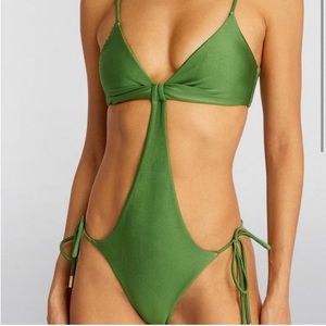 Cult Gaia Green One Piece NWT